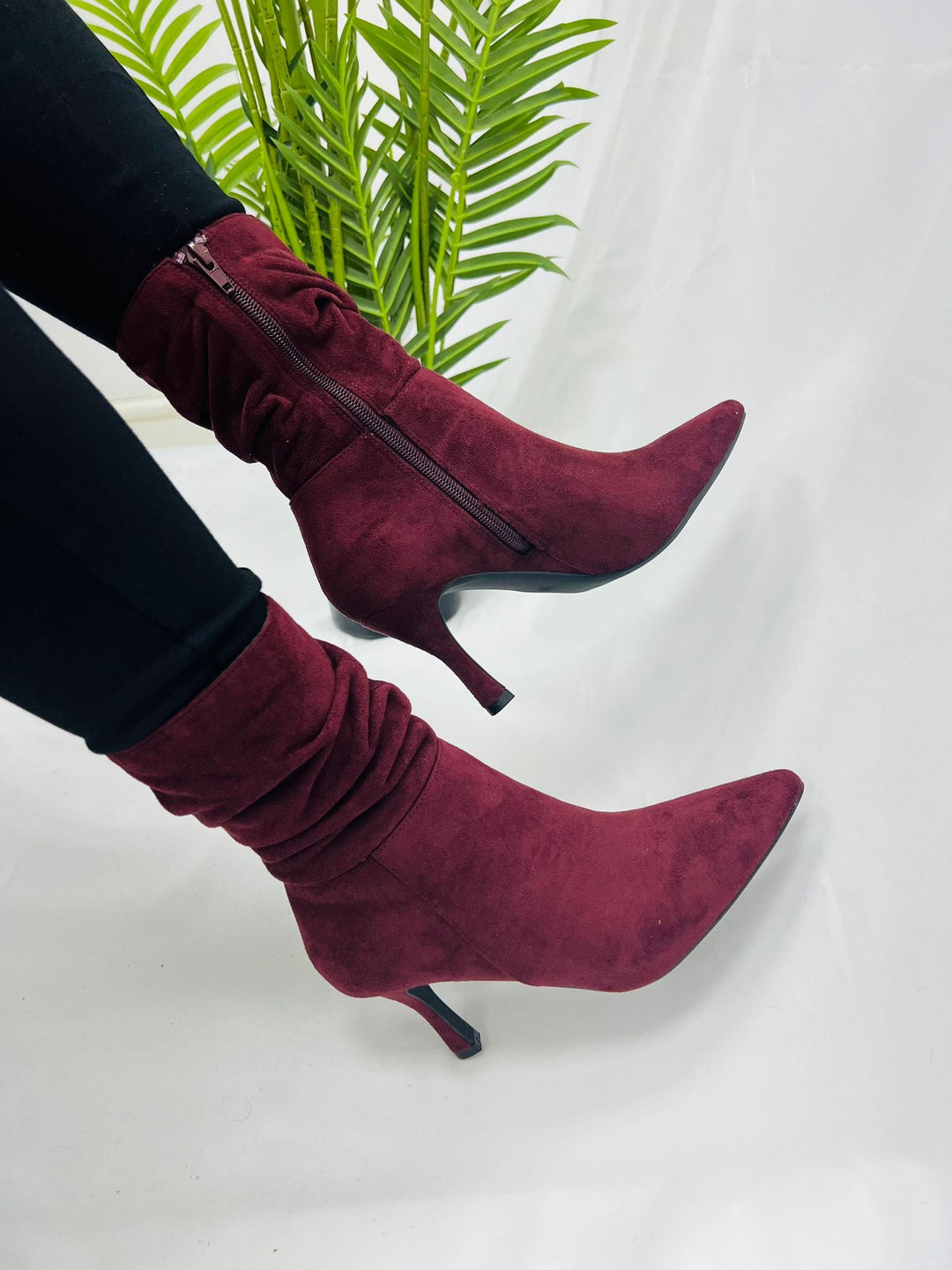 Viola Boots - Wine