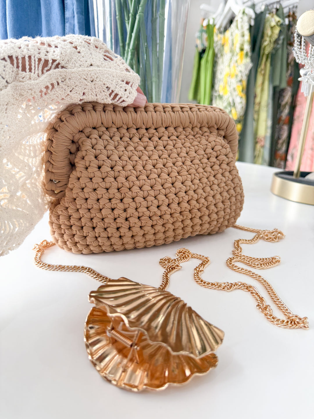 Macrame Bag - Camel
