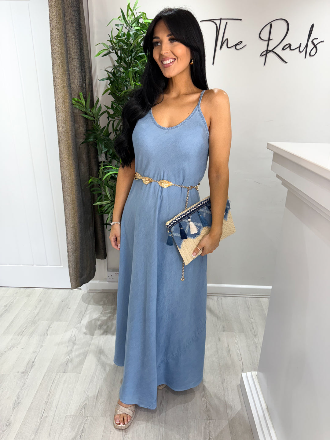 Natalia Dress - Light Denim