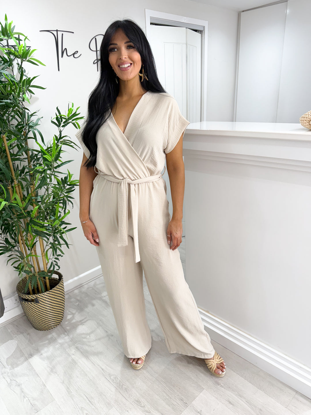 Erin Jumpsuit - Beige