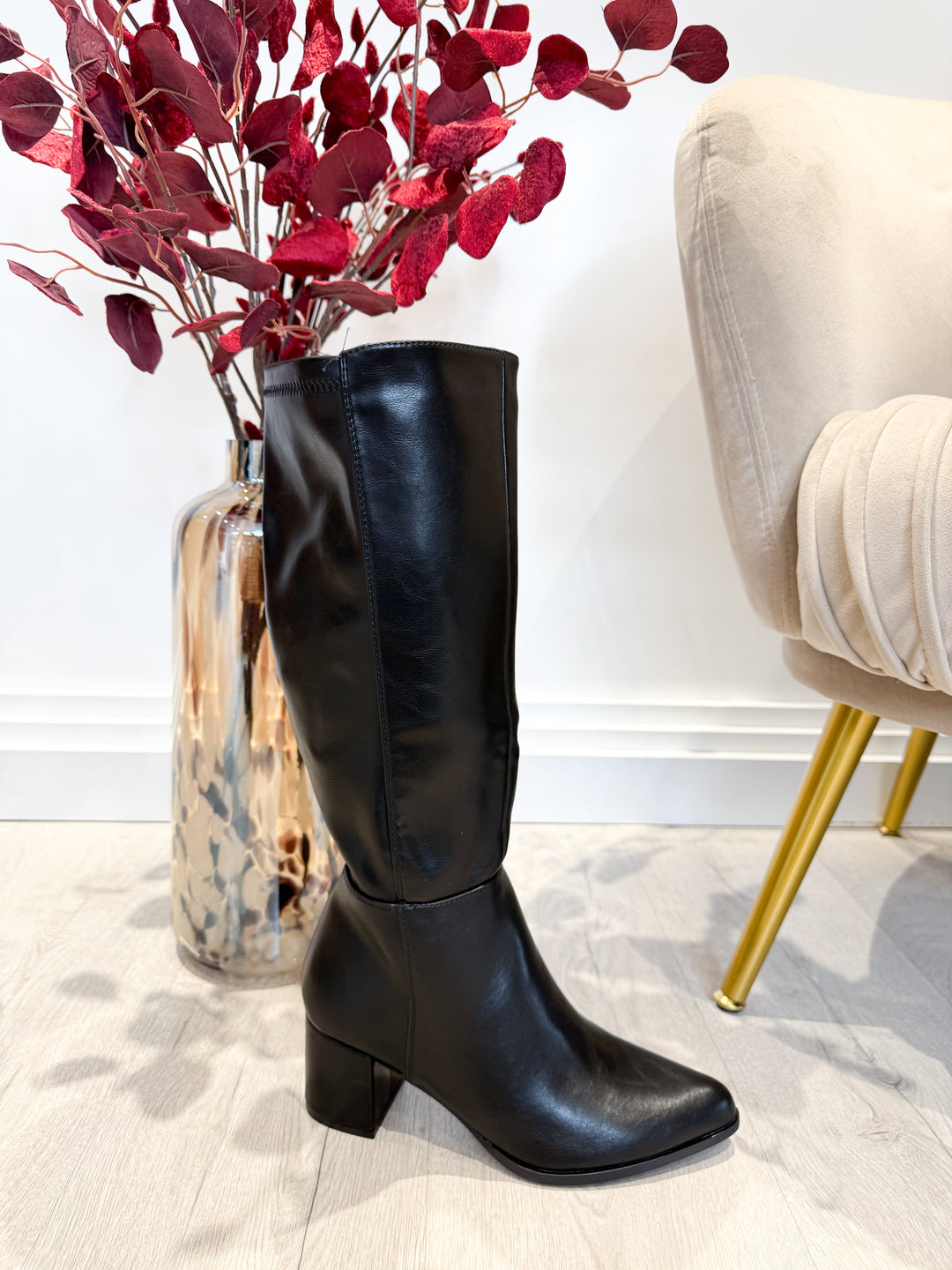 Echo Boots - Black PU