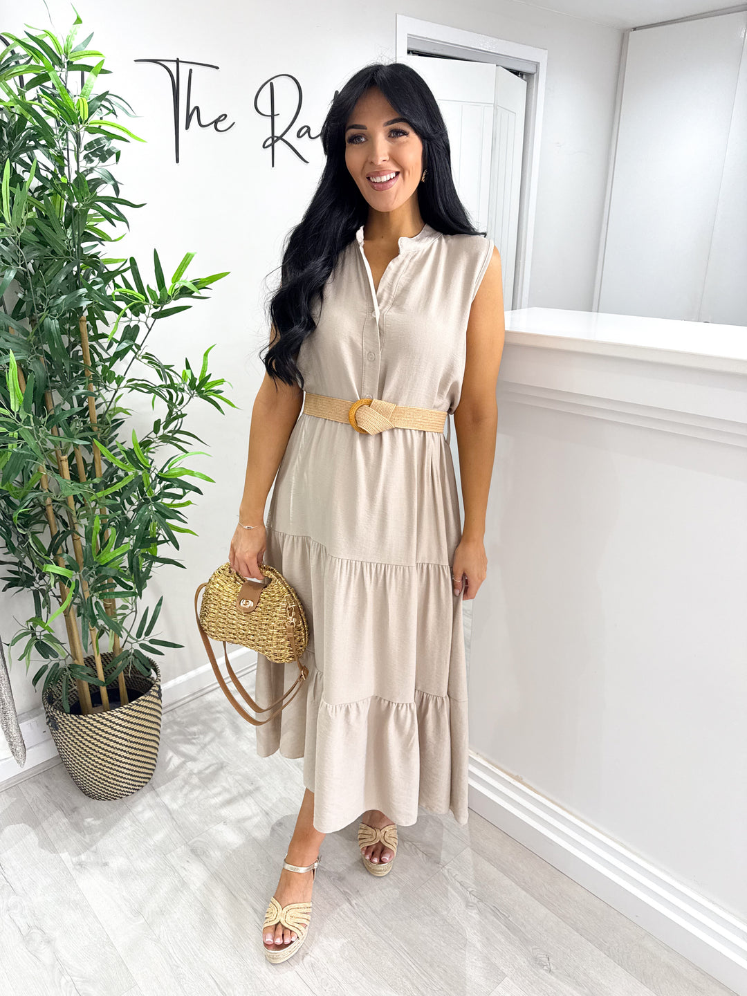 Tilly Dress - Beige