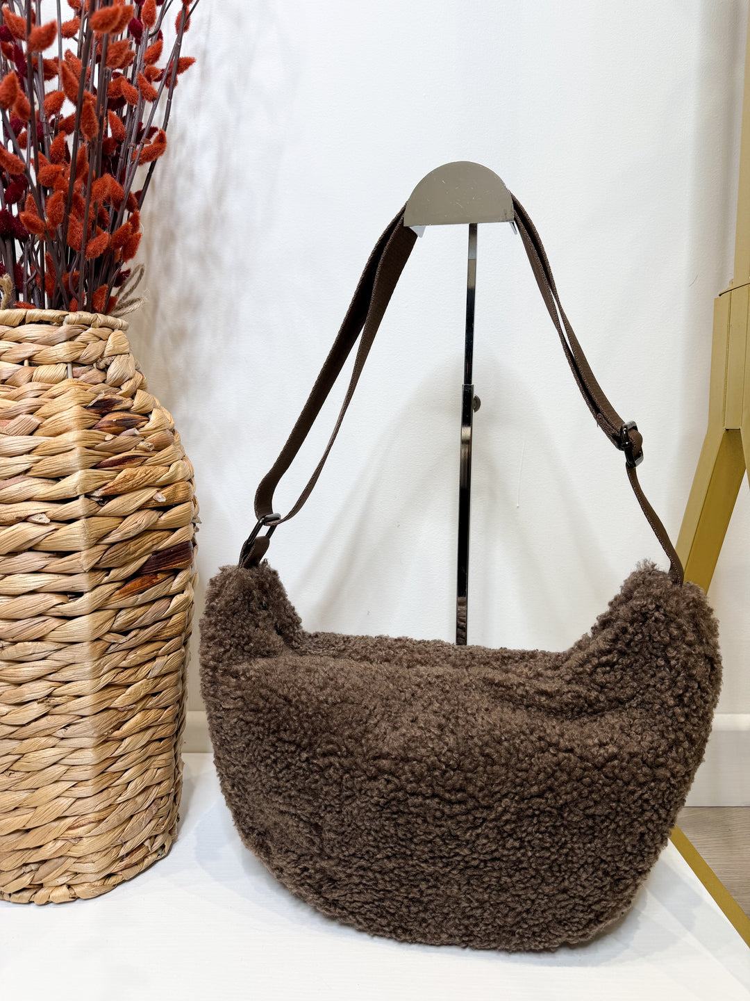 Borg Sling Bag - Chocolate