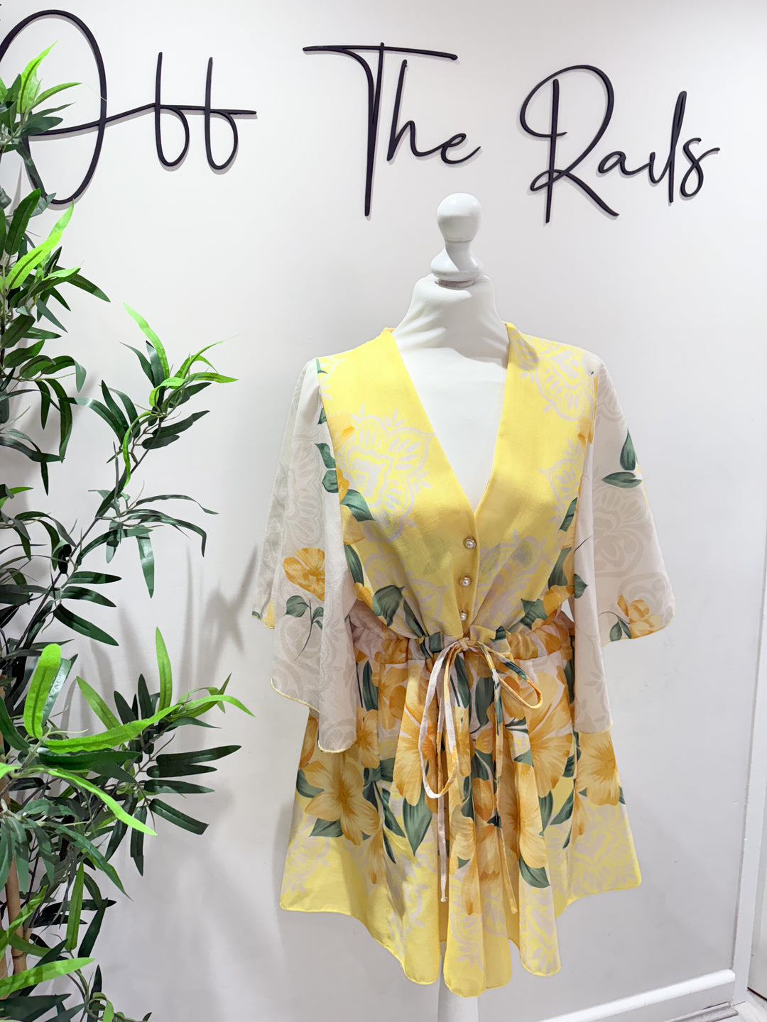 Skye Playsuit - Yellow