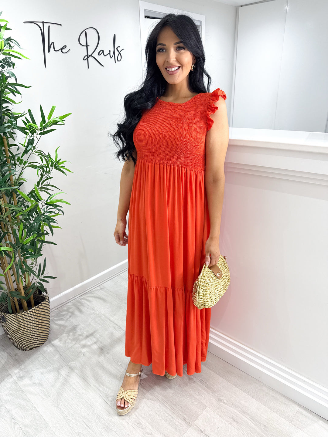 Maya Maxi Dress - Orange