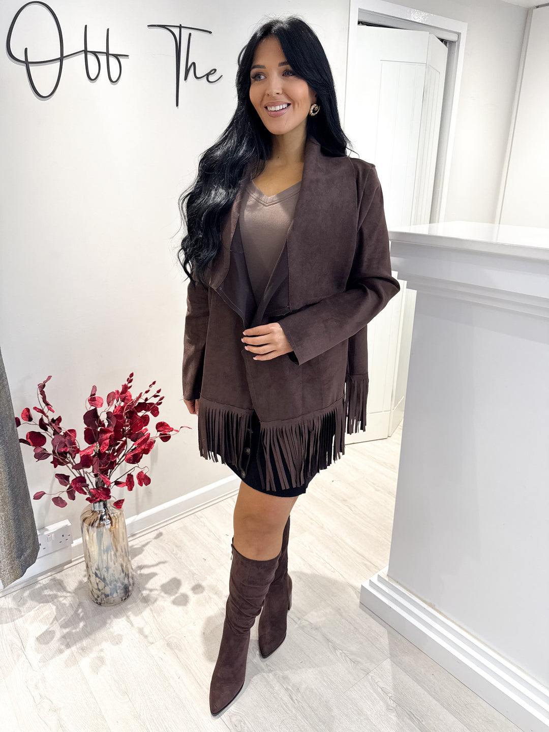 Tassel Chocolate Jacket