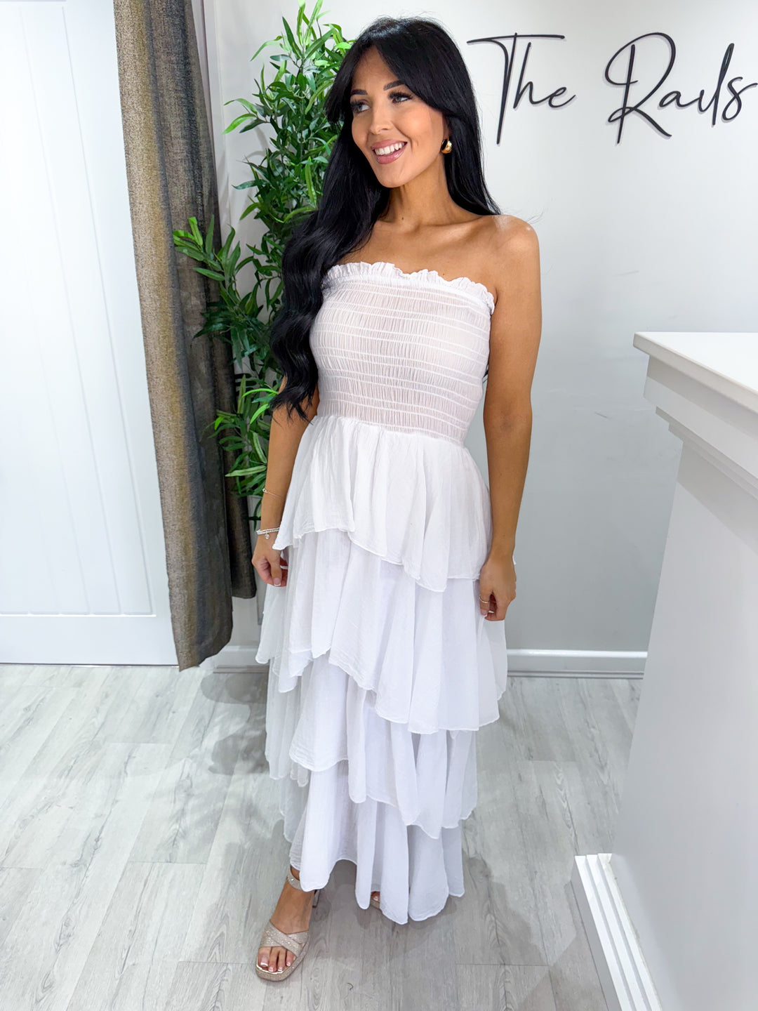 Destiny Dress - White