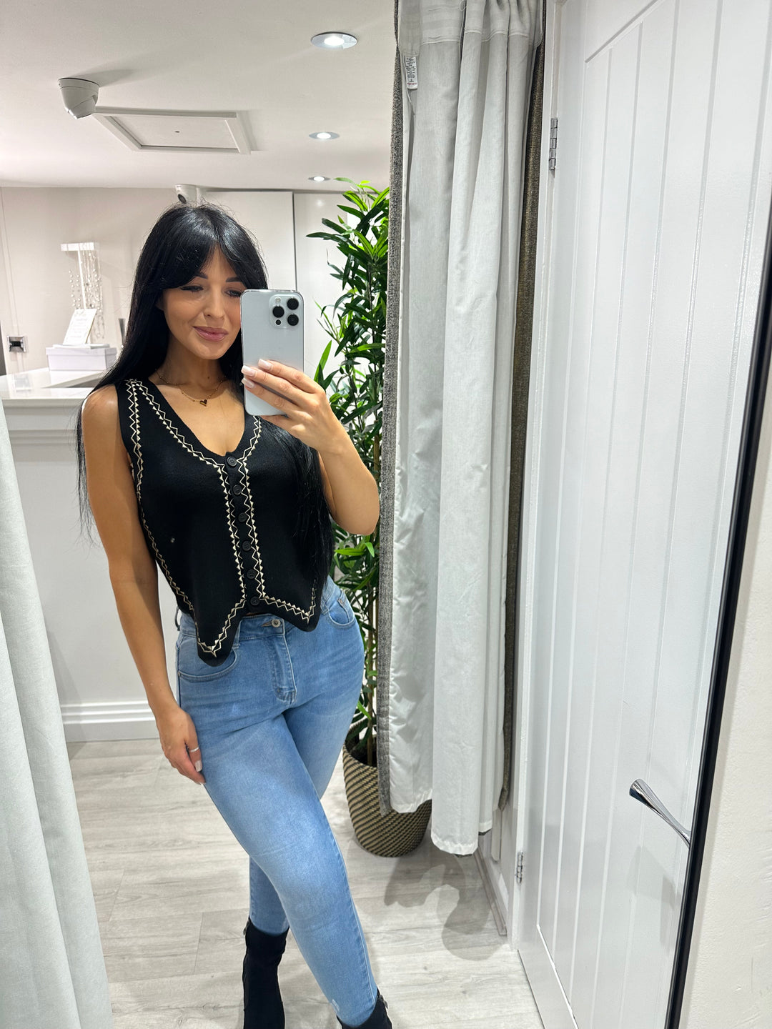 Capri Waistcoat - Black