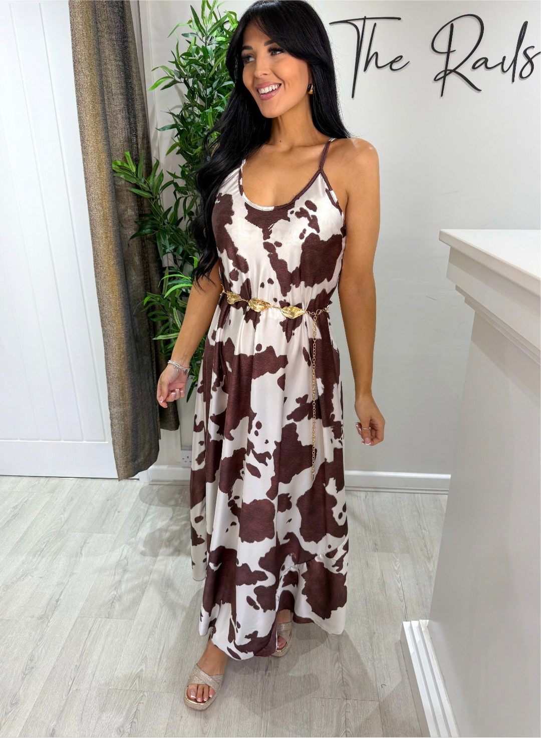 Cow Print Dress