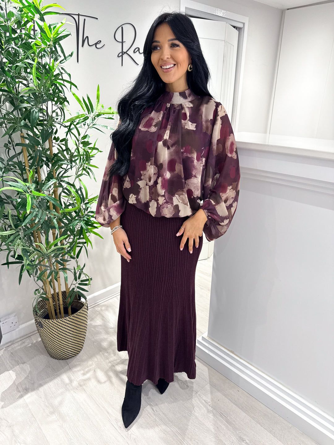 Aubrey Bubble Hem Top