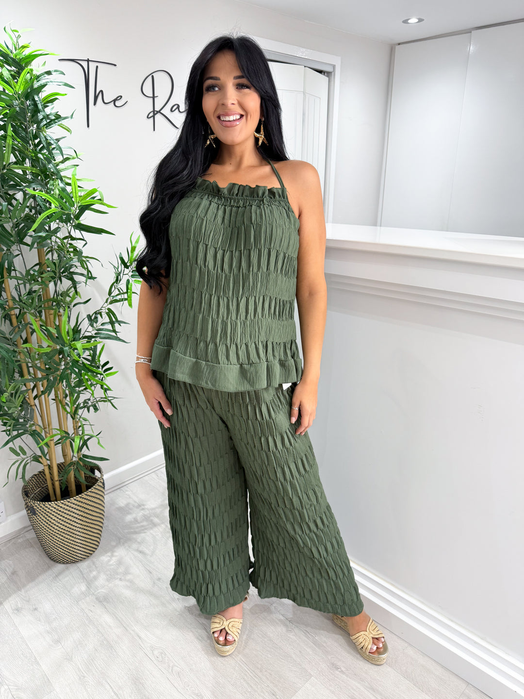 Ray 2 Piece Set - Khaki Green