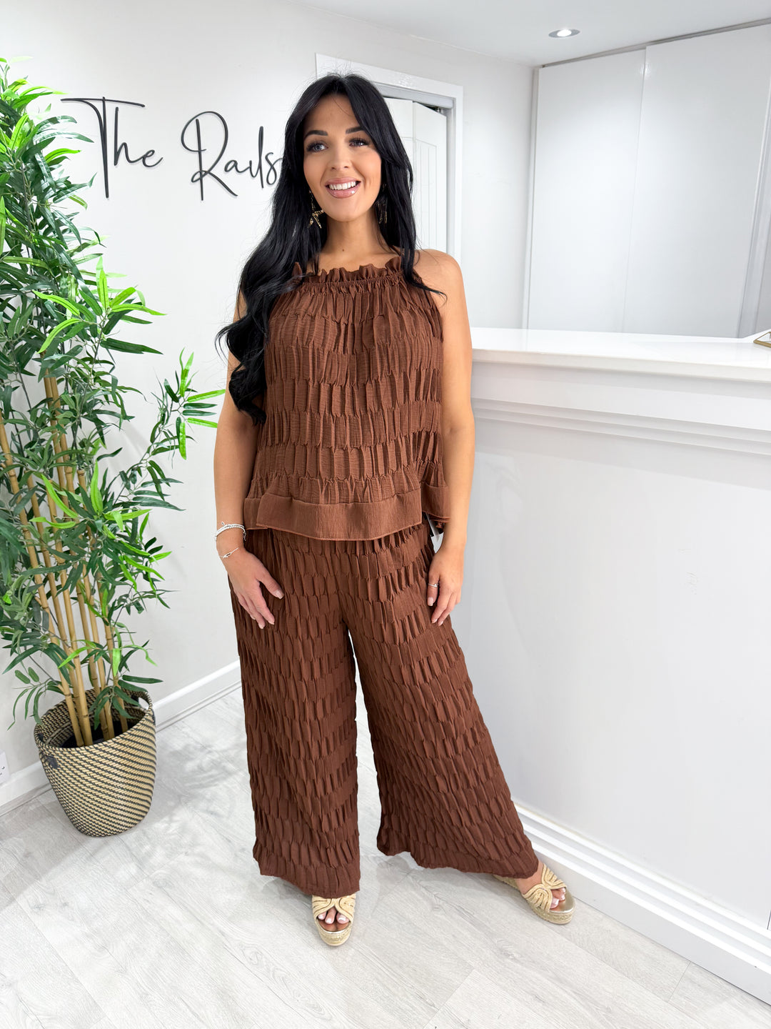 Ray 2 Piece Set - Chocolate