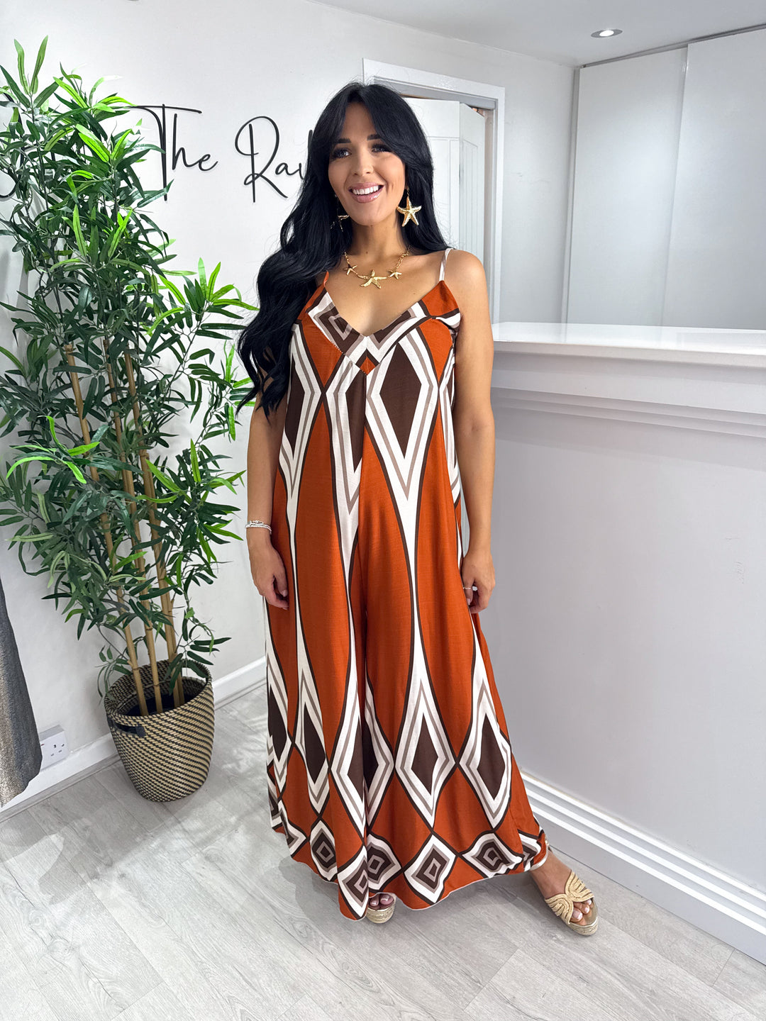 Ashleigh Jumpsuit - Orange