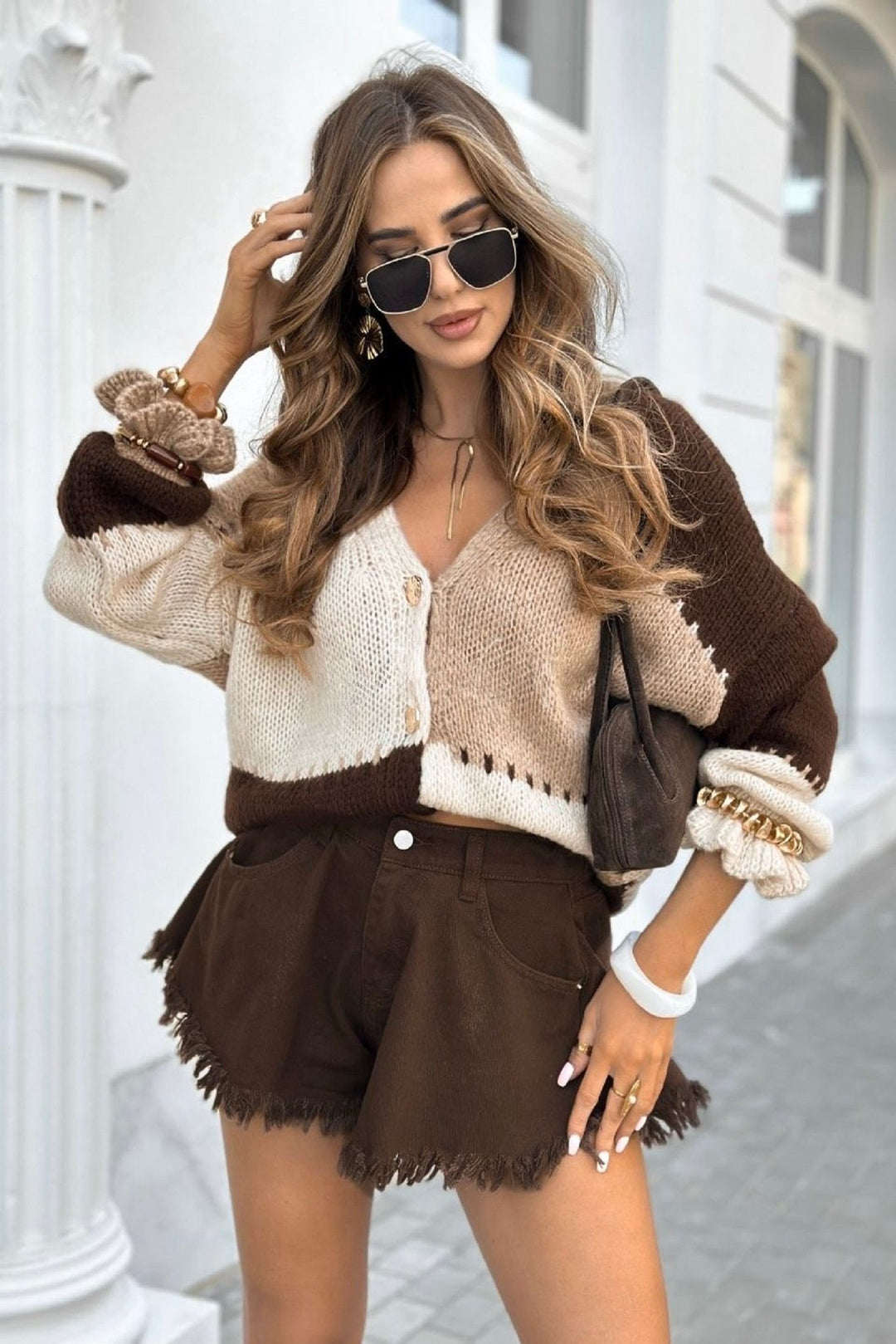 Tanya Cardigan - Chocolate