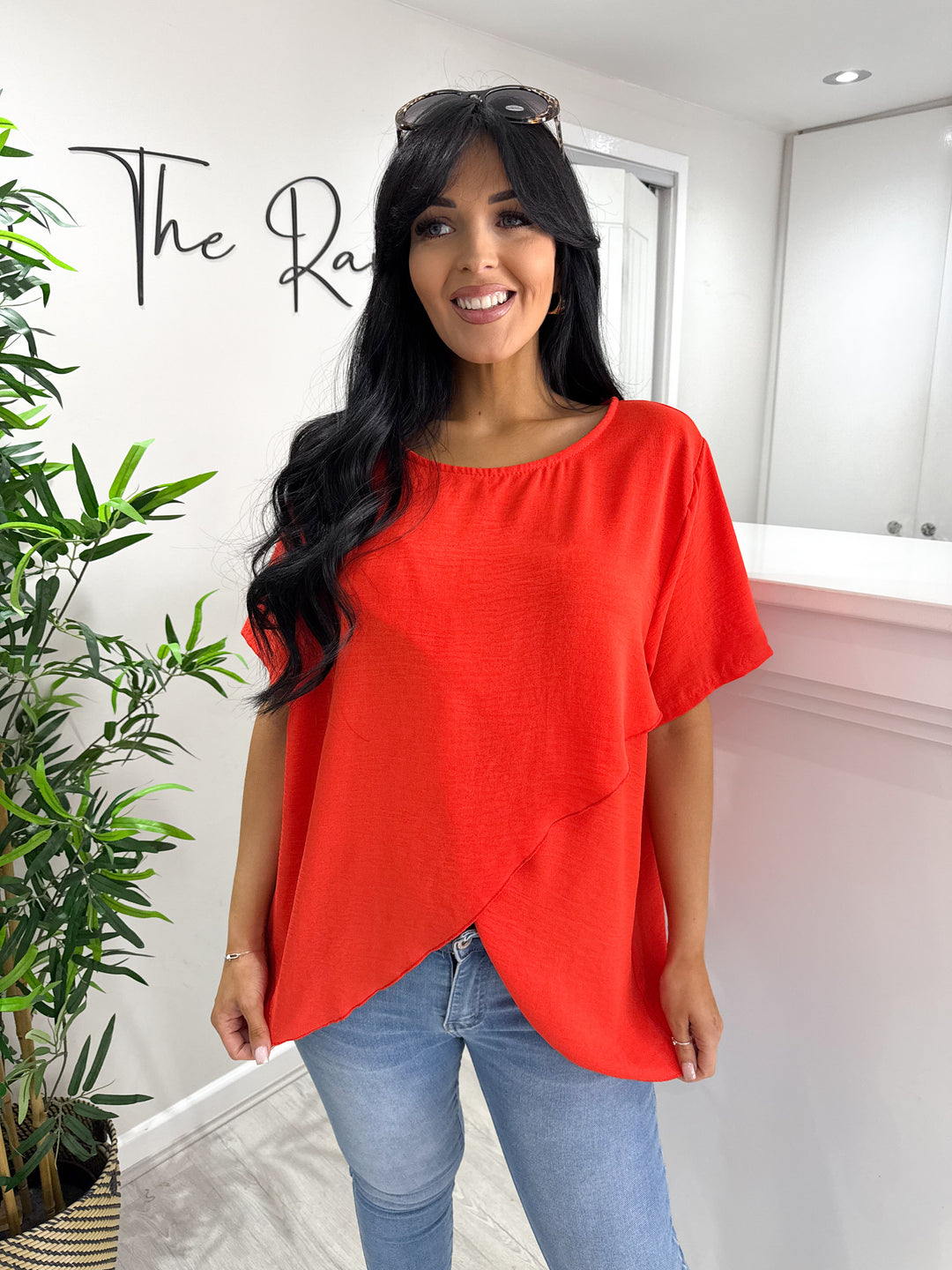 Eden Crossover Top - Coral