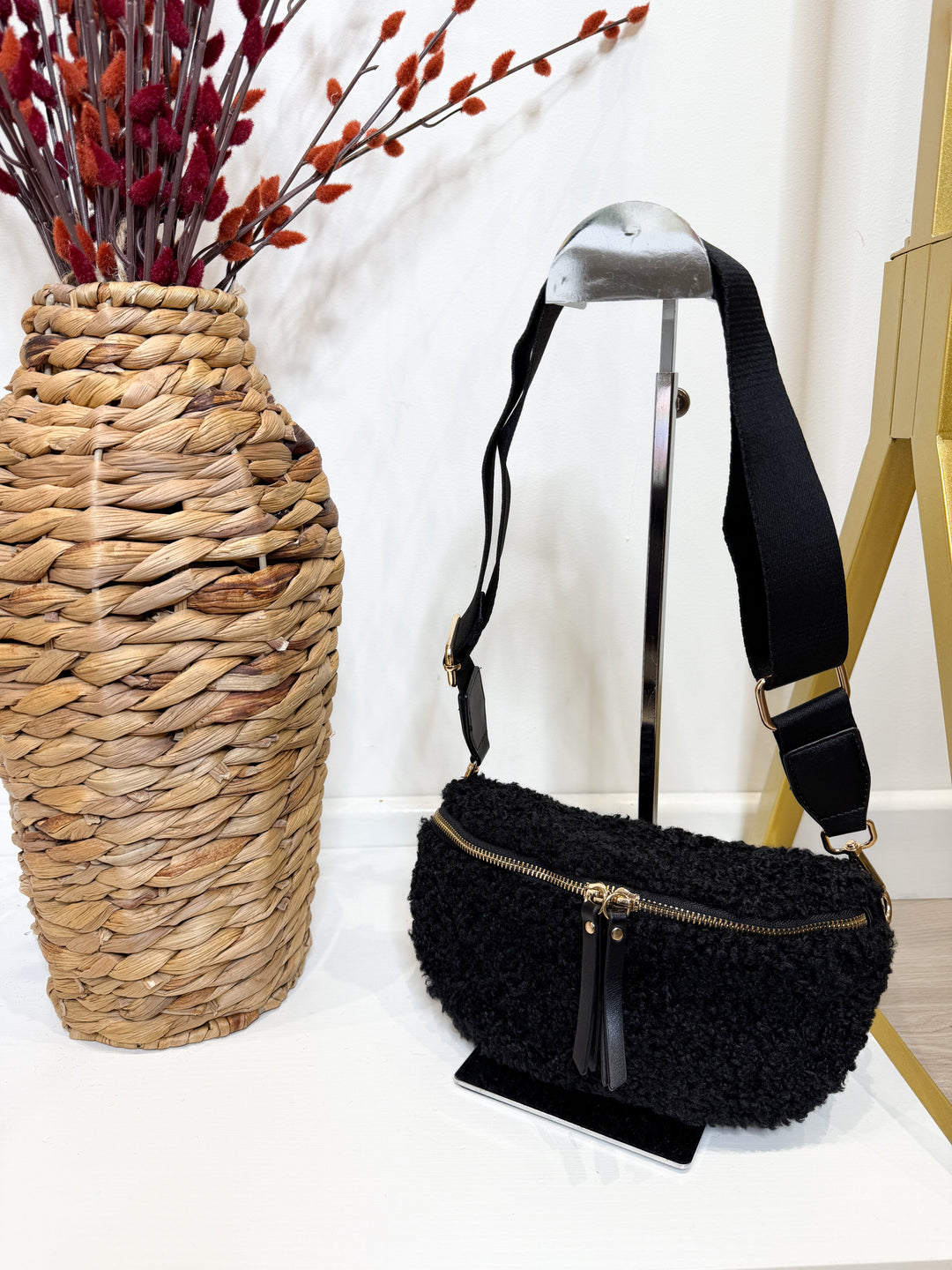 Small Borg Sling Bag - Black