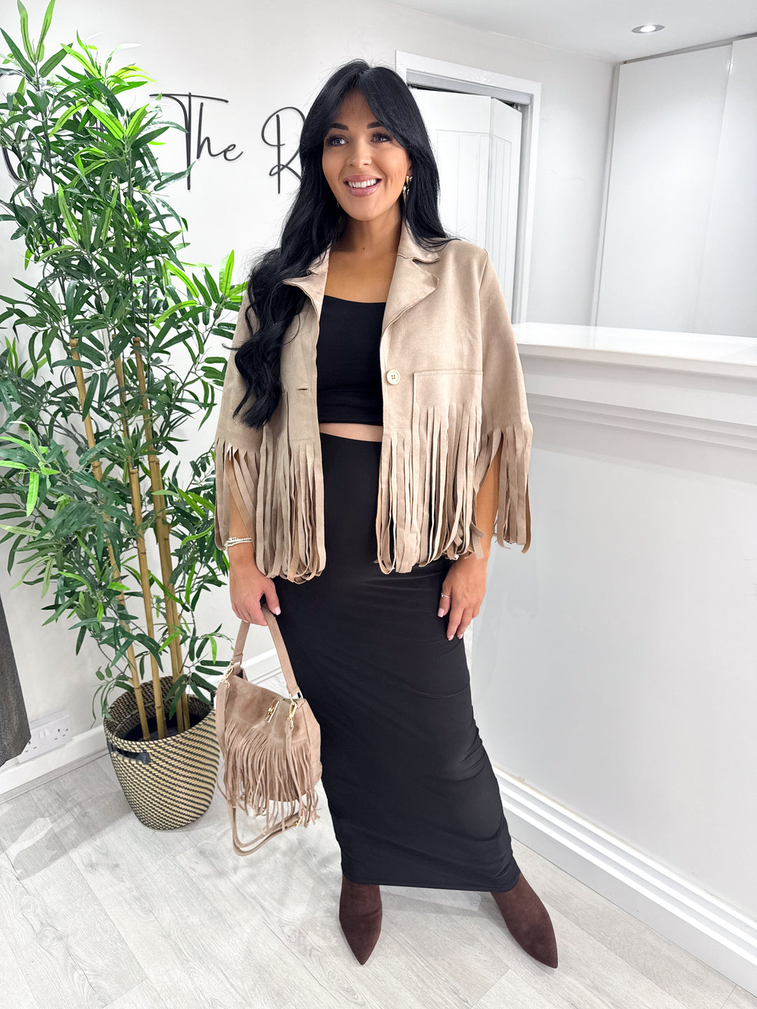 Tassel Jacket - Beige