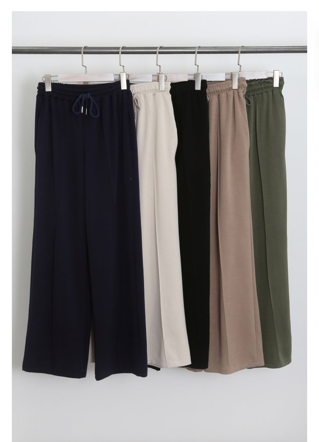 Wide Leg Jogger - Navy