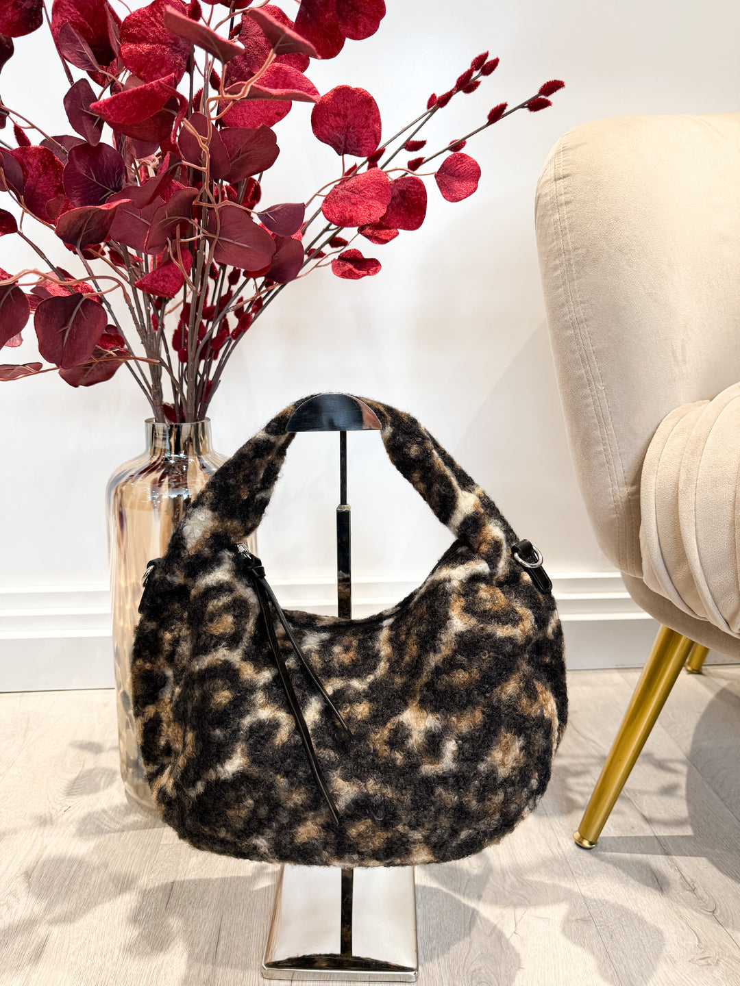 Leopard Borg Bag