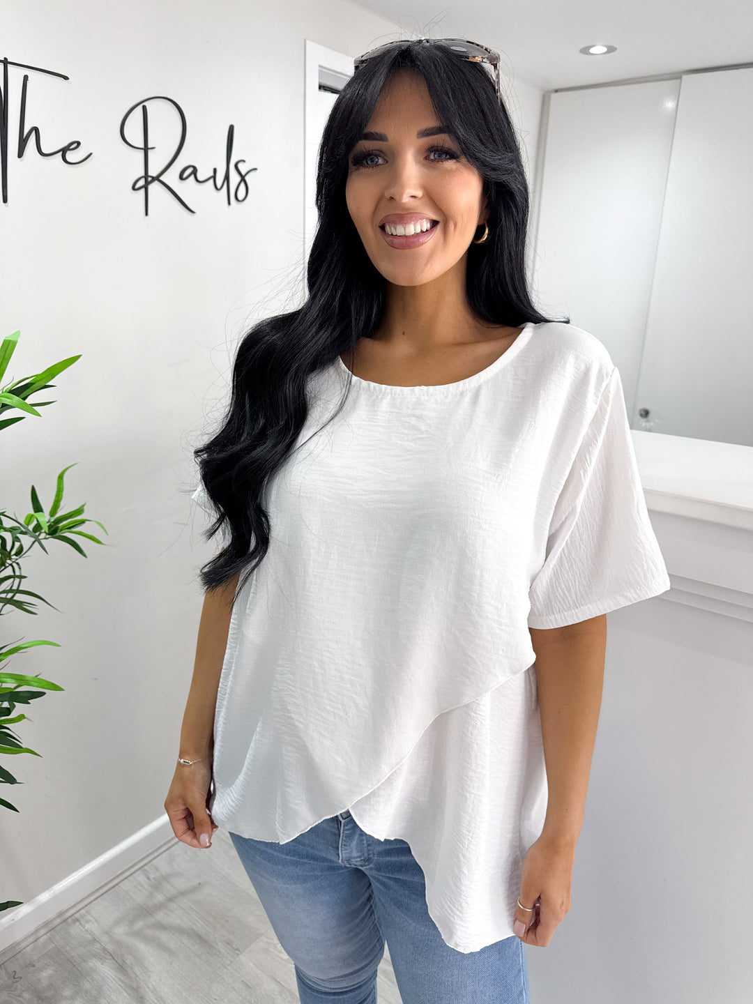 Eden Crossover Top - White