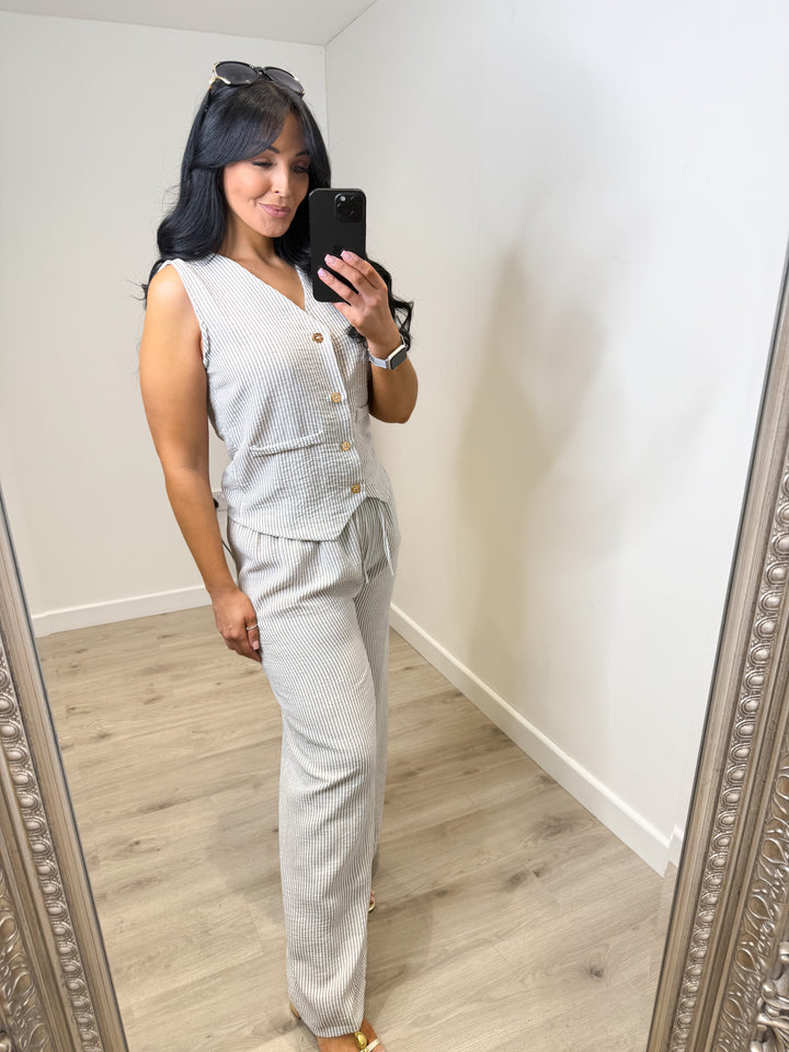 Stripe Set - Mocha
