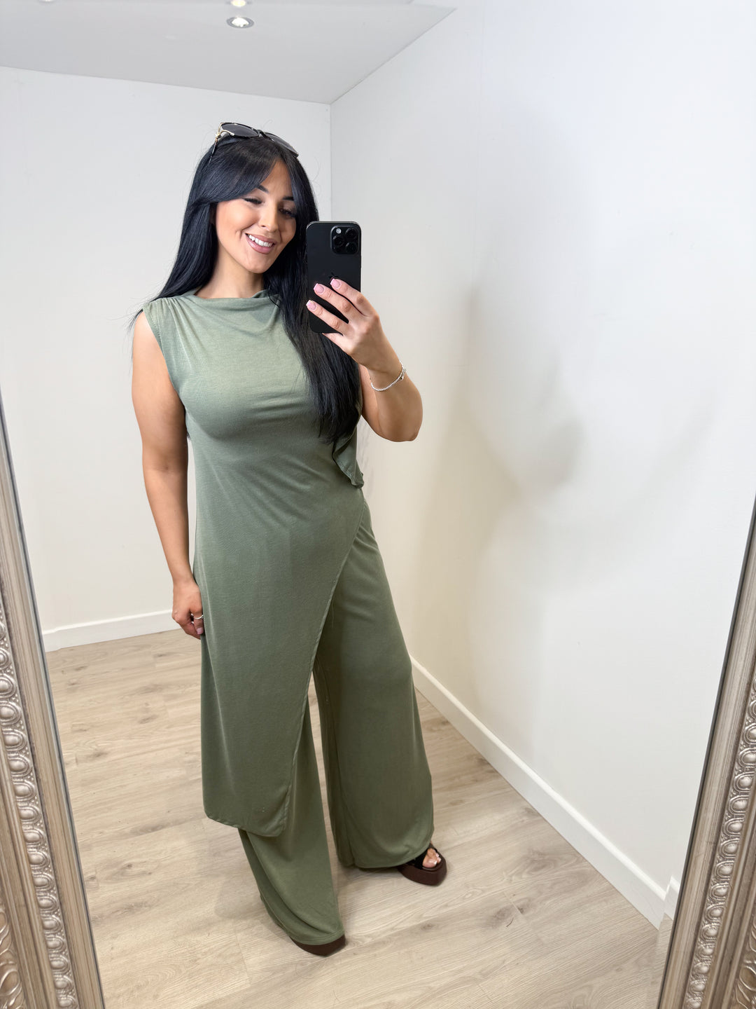 Nora 2 Piece - Khaki Green