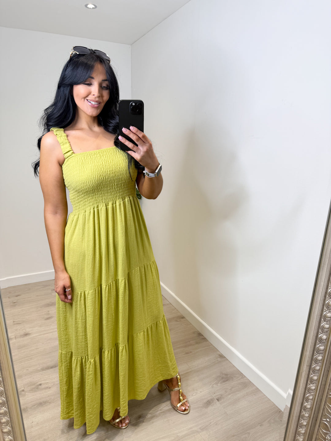 Barley Dress - Lime