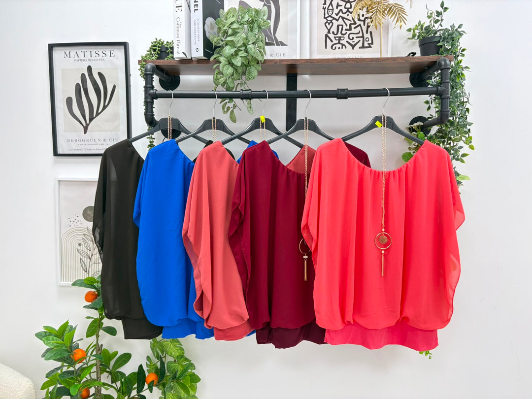 Cara Top - Coral