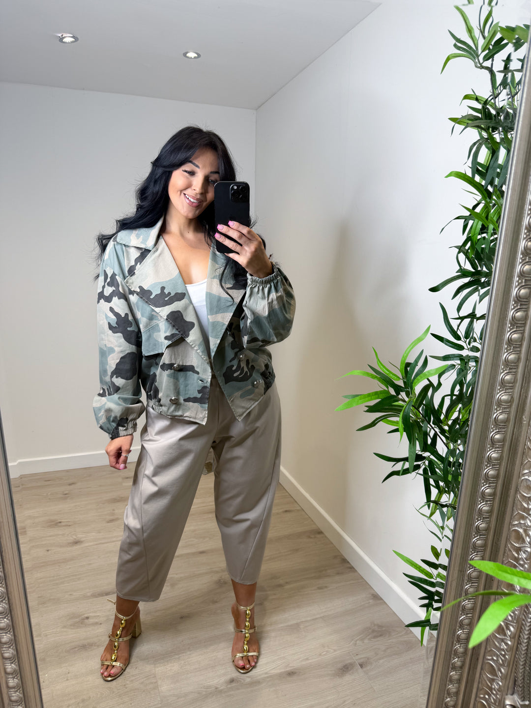Camouflage Jacket - Stone
