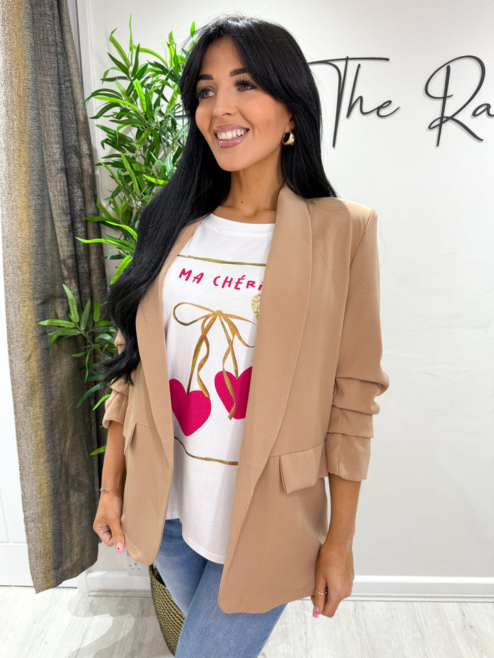 Ma Chérie T-Shirt - Gold