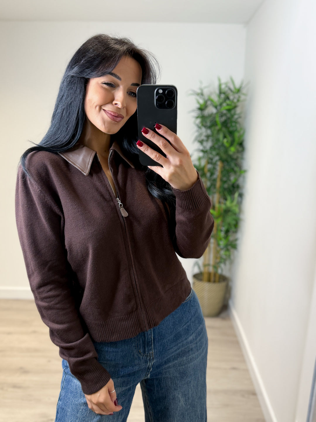 Fawn Top/Jacket - Chocolate