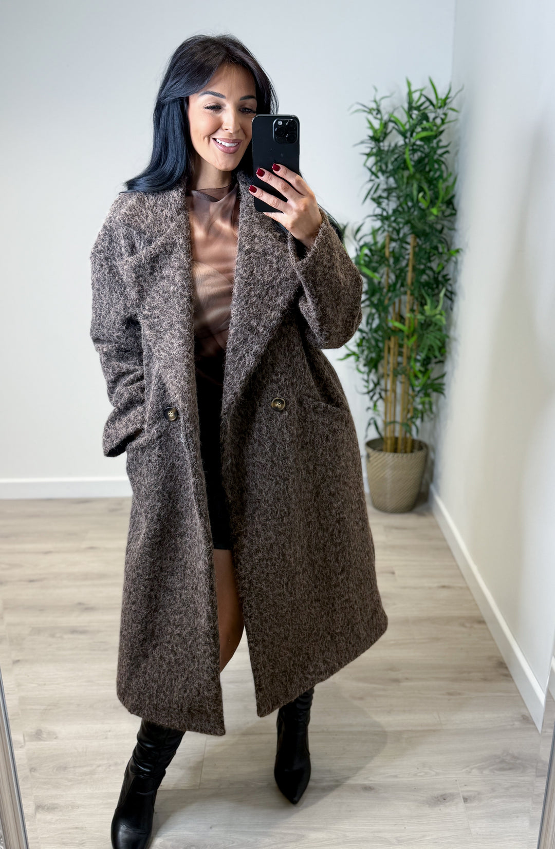 Missy Coat - Chocolate