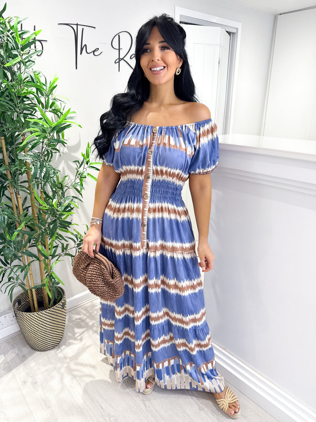 Kerrie Maxi Dress - Blue