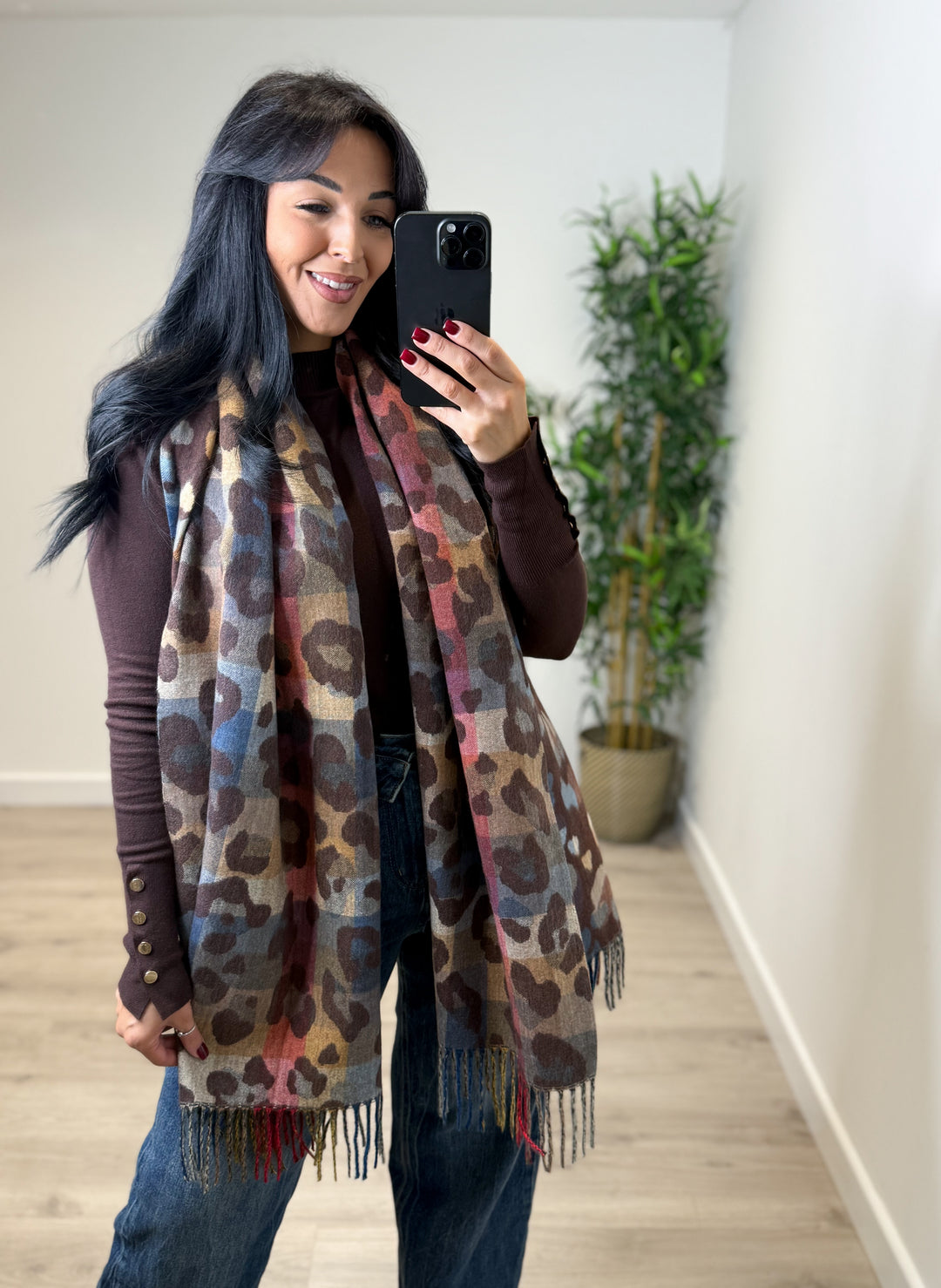 Leopard Multicolour Scarf