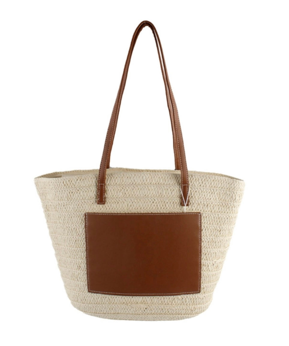 Tote Pocket Bag - Beige