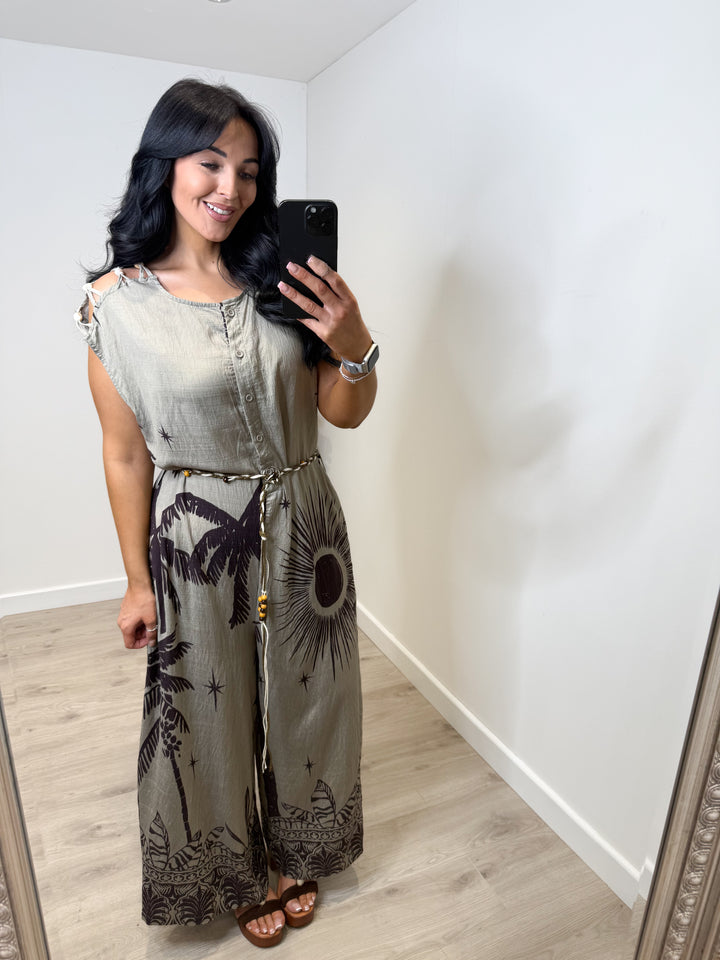 Clarke Jumpsuit - Khaki
