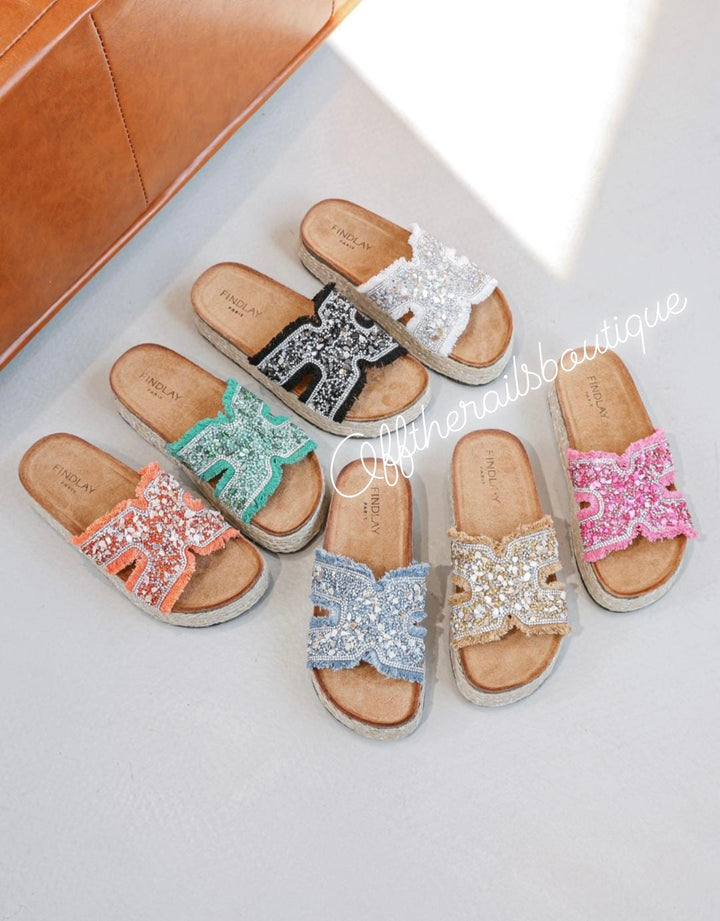 Sunny Sandals - Denim Blue