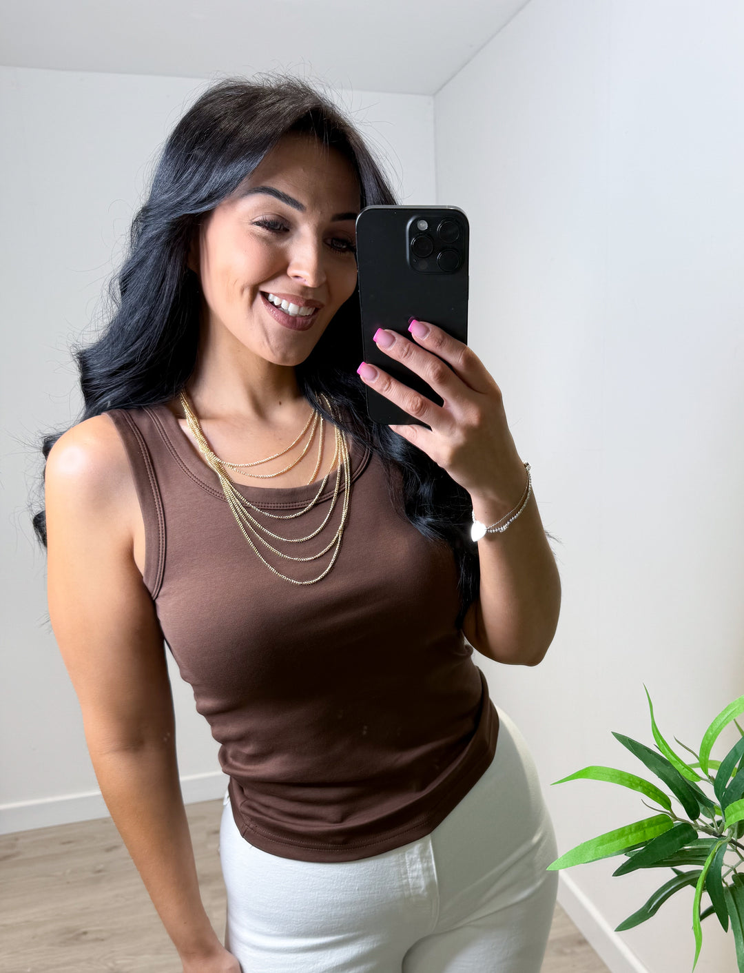 Basic Vest - Chocolate