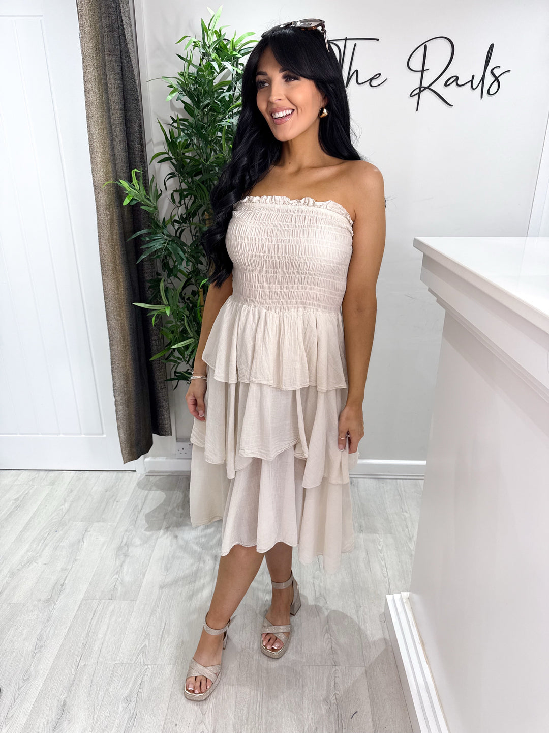 Dora Dress - Beige