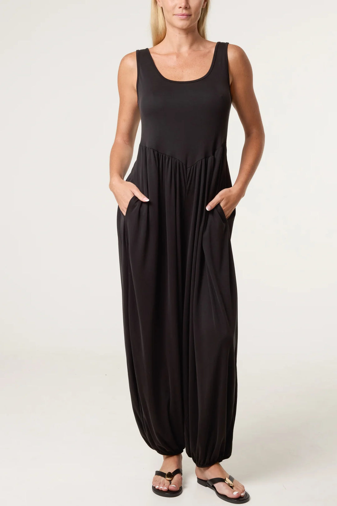 Capri Jumpsuit - Black