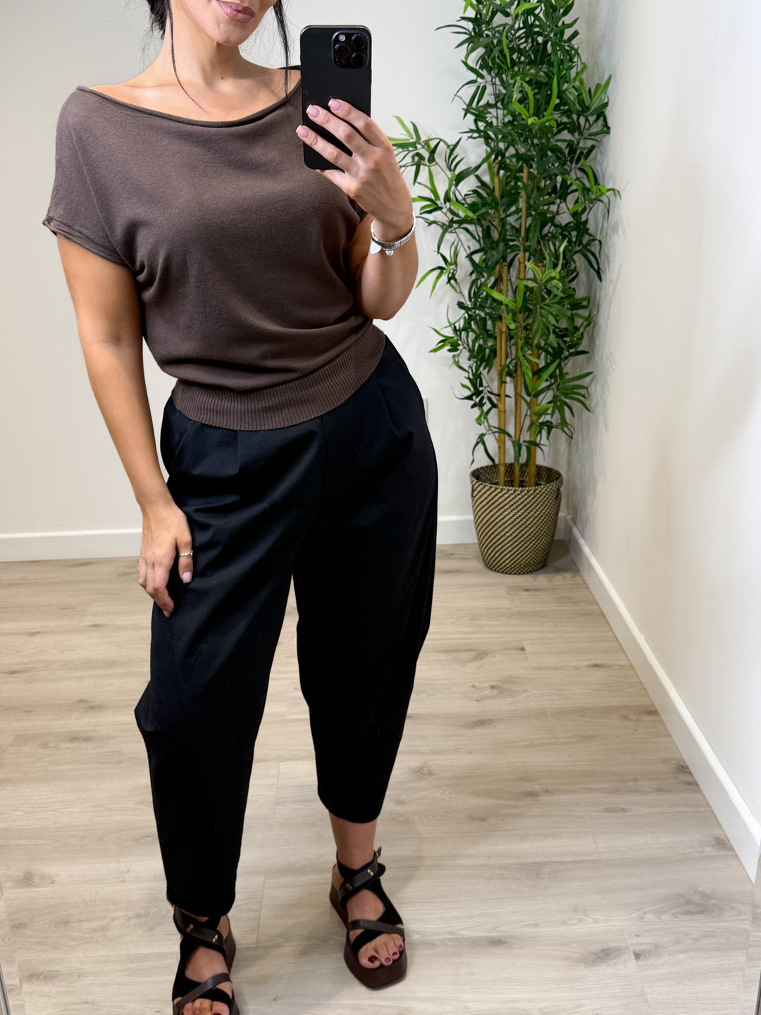 Lightweight Top - Chocolate