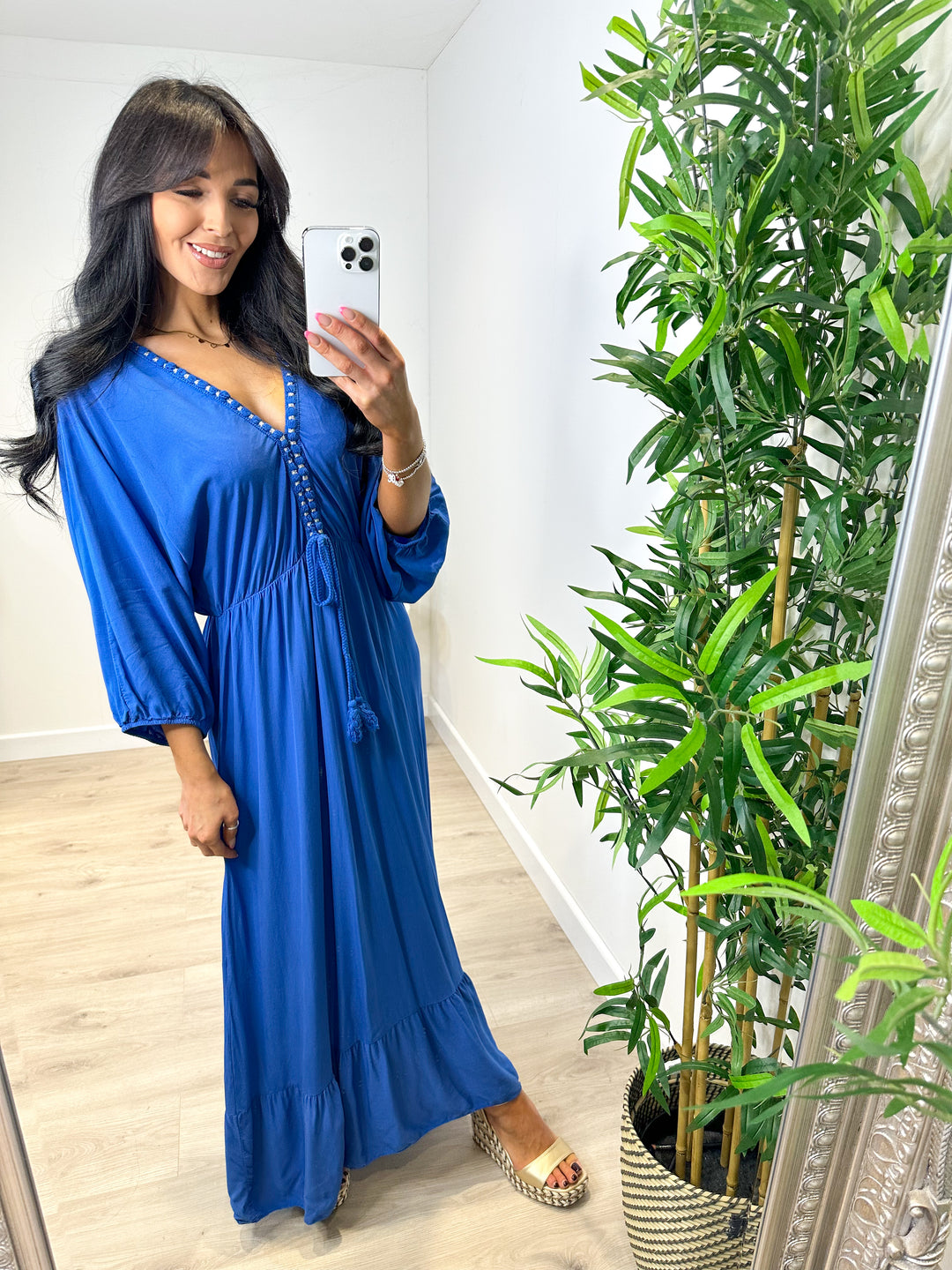 Yasmin Dress - Royal Blue
