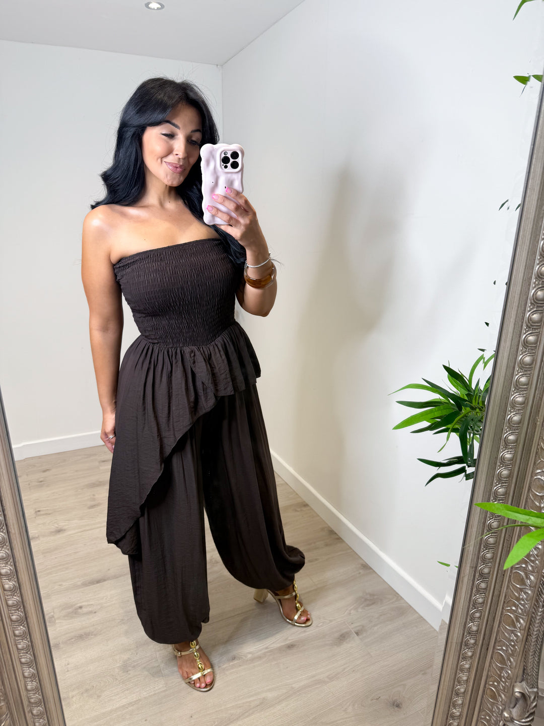 Lucy Jumpsuit - Chocolate