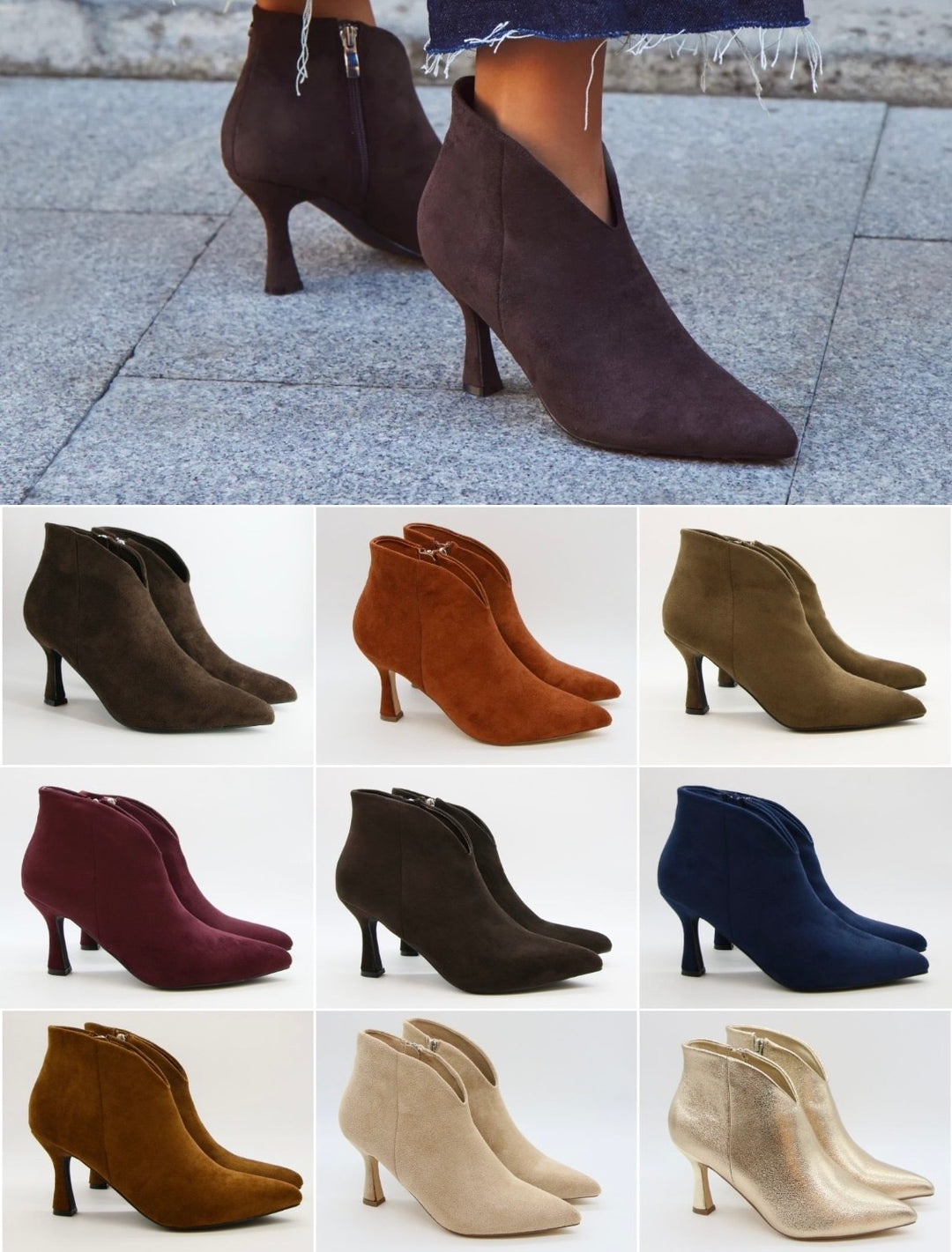 Ivy Boots - Navy