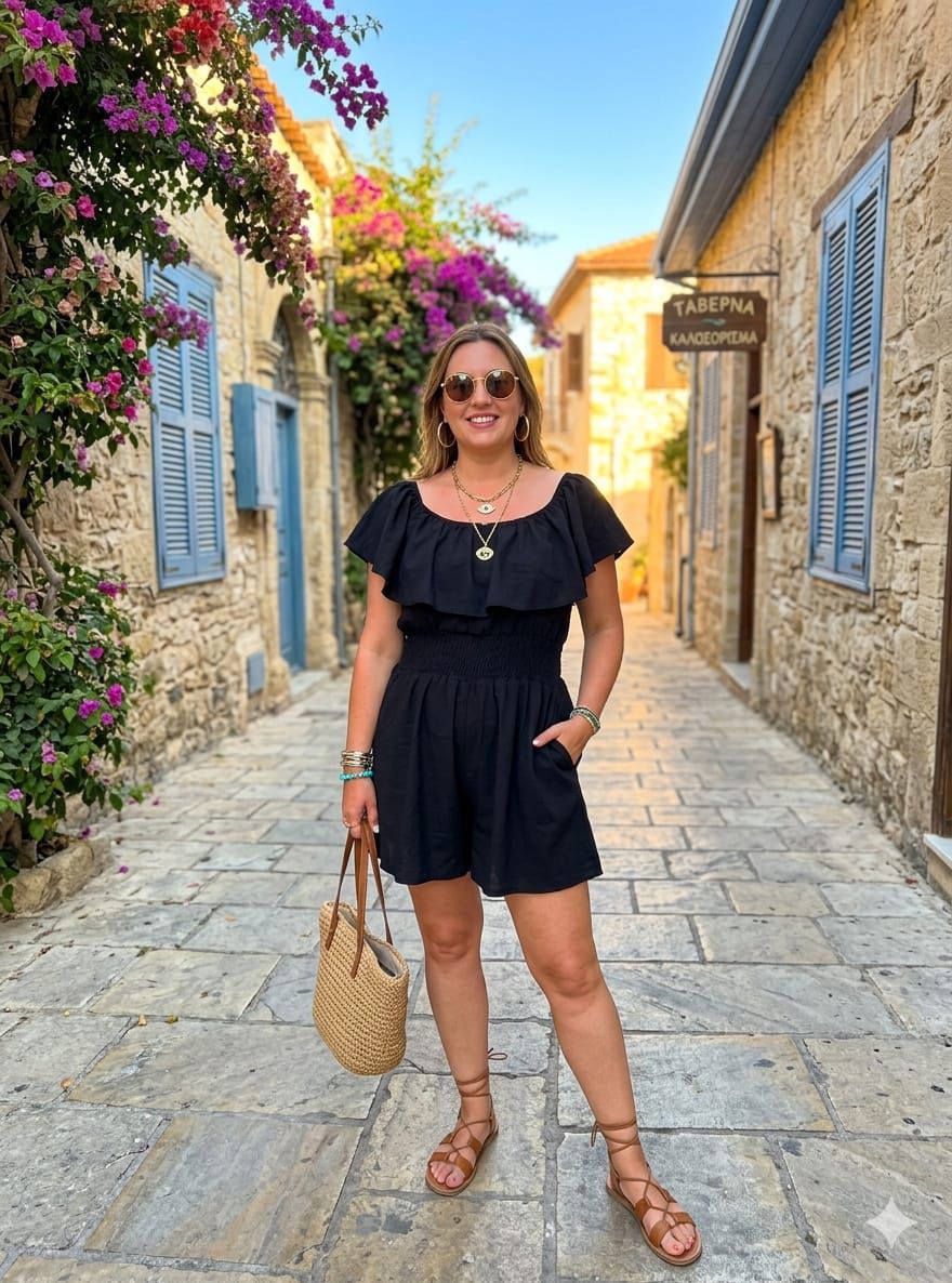 Elsa Playsuit - Black