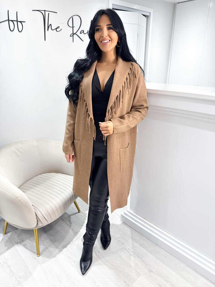 Tassel Cardigan - Black