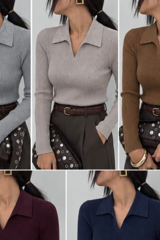Macey Soft Knit Top - Mocha