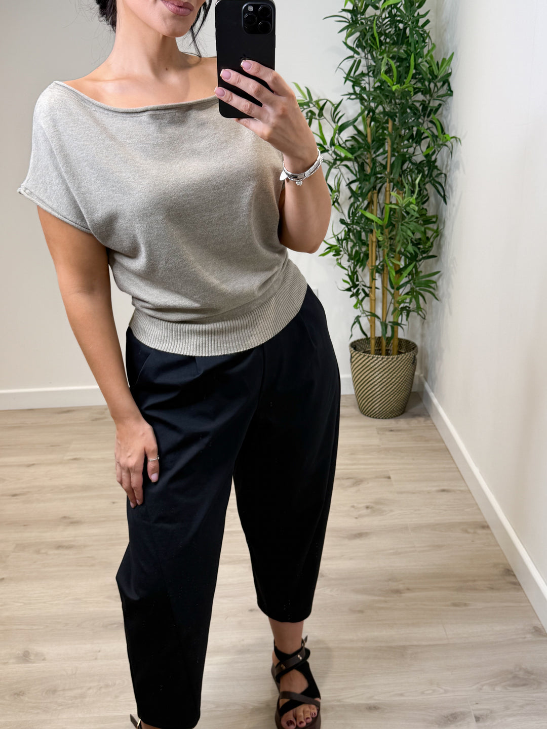 Lightweight Top - Stone