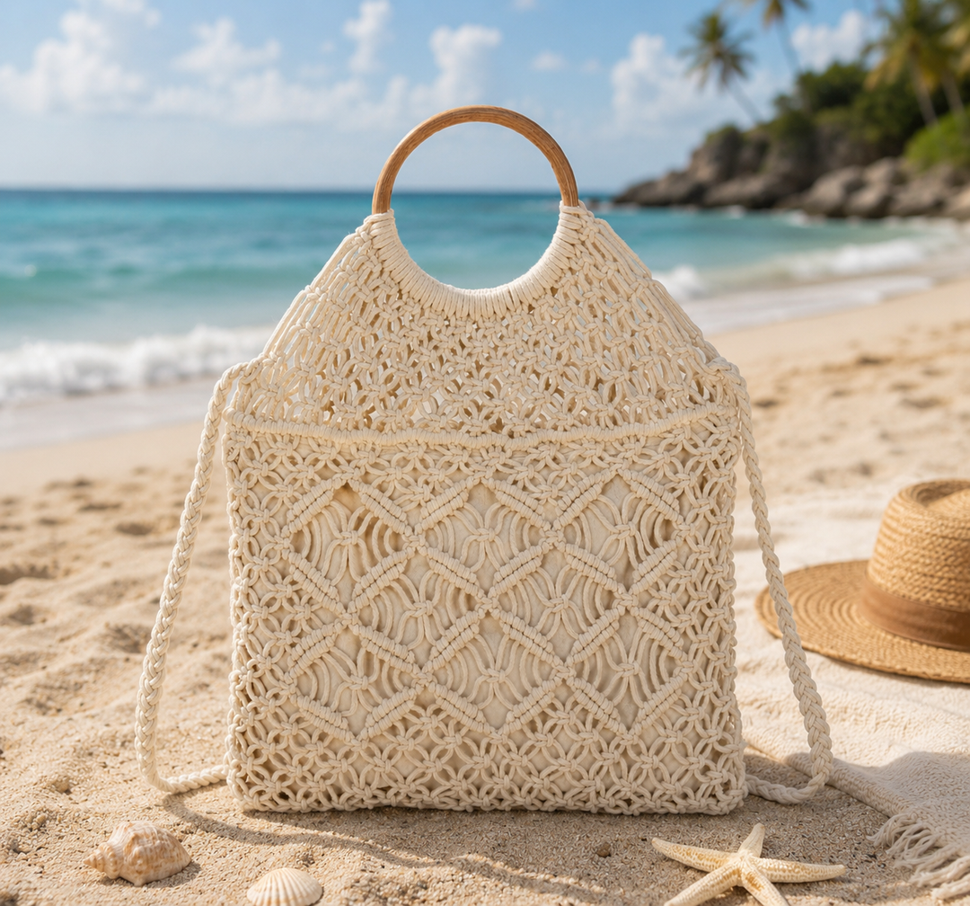 Mariah Beach Bag - Beige