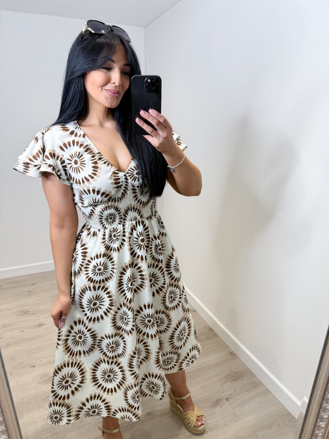Petal Dress - Chocolate